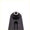 Black plastic firearm grip with silver metal insert shown from the back in a nissan sentra 2.0l engine mount set