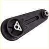 Black rubber engine mount with white triangular insert and metal threaded ends for nissan sentra 2.0L set of 4