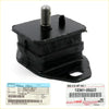 Black rubber engine mount with threaded metal bolt for toyota hilux 2wd 2l 22r 1988-1997