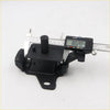 Black rubber and metal engine mount for Toyota Hilux KUN16 KUN36 2008-2015 measured 80.20 mm with caliper