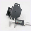 Black rubber engine mount insulator with metal brackets measured by digital caliper for datsun nissan sd23 sd25 720