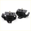 Black rubber engine mount with threaded metal bolt for toyota hilux double cab 2015-2023 gun135 gun136