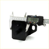 Black rubber engine mounting support for Toyota Hilux 4Runner measuring 59 mm with digital caliper