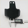 Black rubber engine mount for Nissan Datsun D21 measured 29.65 mm with two circular holes for 1985-1999 models
