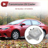 Engine oil cooler for toyota highlander 2014-2019 with clear plastic transmission oil cooler and metallic base fittings