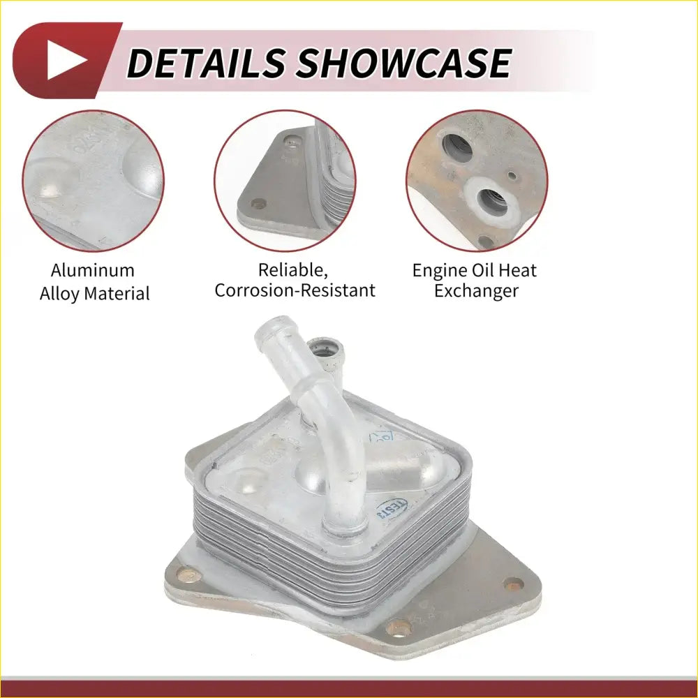 Engine Oil Cooler for Toyota Highlander (2014-2019) - 1 Set