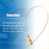 Yellow-handled engine oil dipstick with slender metal rod for 4wd ute and offroad toyota models 2010-2023