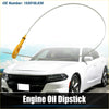 Yellow plastic handle engine oil dipstick with long slender metal rod for toyota hilux kun26 2005-2015 fluid check