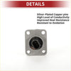 Engine oil level sensor for toyota hiace 2trfe with silver plated copper connector and black plastic housing with mounting holes