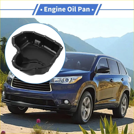 Engine Oil Pan for Toyota Highlander 2018-2021 Steel Black 1 x Pc