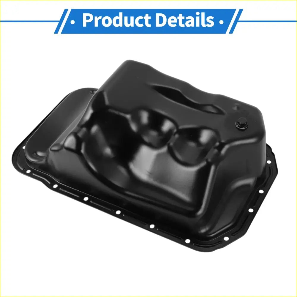 Engine Oil Pan for Toyota Hilux 1988-1997 - 1 x Steel Black
