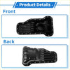Black plastic engine oil pan with reinforced ridges and bolt holes for secure fit on 2015 toyota hilux