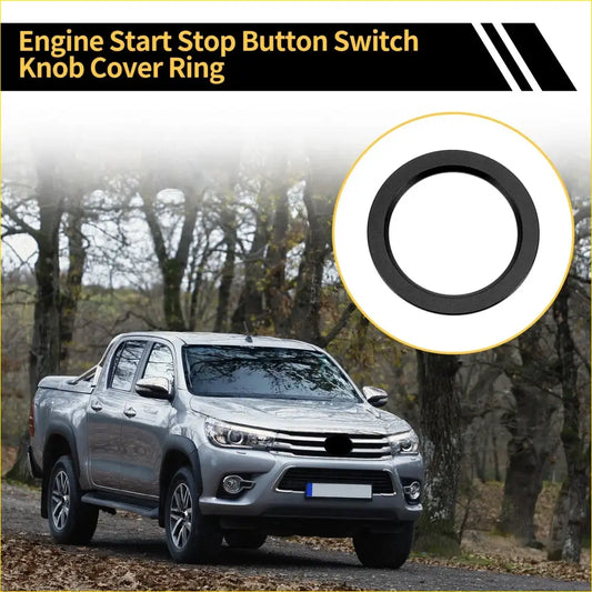 Engine Start Stop Button Knob Cover Ring for Toyota Tacoma