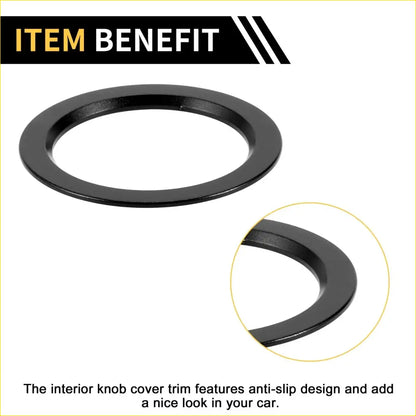 Engine Start Stop Button Knob Cover Ring for Toyota Tacoma