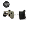 Silver metal car door latch with black plastic bracket showing back side for toyota hiace 18 3y 20l engine timing chain kit