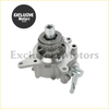 Silver metallic engine vacuum pump assembly with hexagonal bolt and threaded shafts for nissan yd25 dci 2005+
