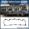 Black rubber engine valve cover gasket for toyota pickup 1984-1985 designed for reliable sealing