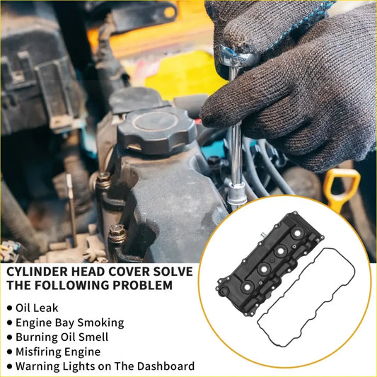 Engine Valve Cover with Gasket for Toyota Hiace (2006-2017) - 1 Set - Gaskets