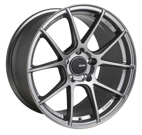 Enkei 522-780-6545GR TS-V 17x8 5x114.3 45mm Offset 72.6mm Bore Storm Grey Wheel
