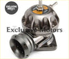 Shiny metallic epman rz type style bov blow off valve with ribbed dome top and aluminum bolt flange gasket