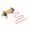 Beige cylindrical exciter coil for nissan tohatsu 25 30 35 40hp with black brackets and red wire for outboard engines