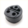 Black rubber exhaust pipe support engine mount with three circular openings for toyota hilux kun122 2005-2015
