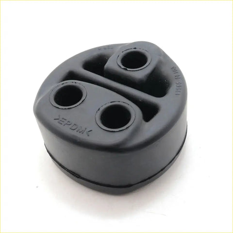Black rubber exhaust pipe support engine mount with three circular openings for toyota hilux kun122 2005-2015
