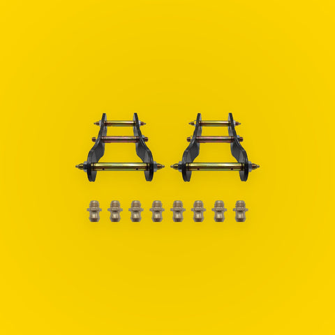 Extended Greasable Shackles 2 Inch 50mm Lift Kit Suitable