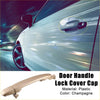 Champagne plastic exterior door handle lock cover cap for toyota sienna shown from the back side