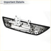 Chrome-finished headlight assembly with sleek modern design and visible internals for toyota hilux revo exterior use