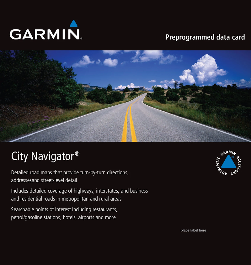 Garmin City Navigator Australia and New Zealand,