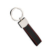 Black Key Ring Keychain With Metal & PU Leather to suit Volkswagen Golf — image 2