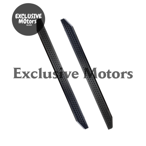 Side Step Running BoardsBlack Steel for Mazda BT-50 (2021-Present)