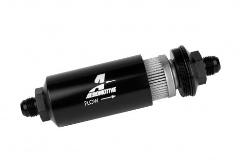 Aeromotive Black Inline Filter -8An Male ARO12378