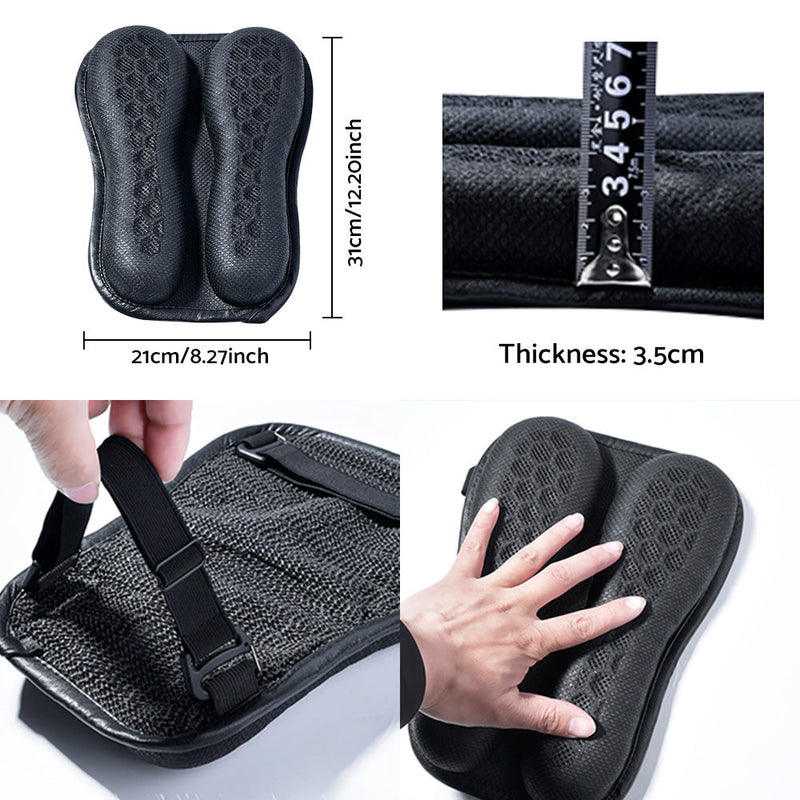 Foldable Passenger Motorcycle Gel Rear Seat Cushion to suit Universal — image 1