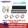 Nissan Patrol Y61ZD30 3.0L Permaseal Turbo&Exhaust Manifold Installation Kit