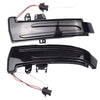 Mercedes-Benz A-Class W176 2012-2018 / B-Class W246 2012-2019 / C-Class W204 2007-2014 / E-Class W212 2009-2016 / GLA X156 2013-2019 / CLS C218 2011-2018 LED Side Mirror Turn Signal Lights Suitable