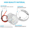 Walkway – White Stern Light 4x Round LED Marine Boat Cabin & Deck Courtesy Lights Suitable