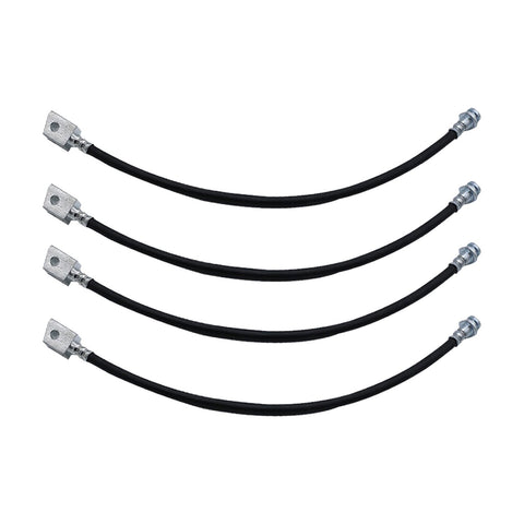 4PCS Extended Brake Line Hoses Braided to suit Nissan Patrol GQ GU 2.8L 3.0 — image 1