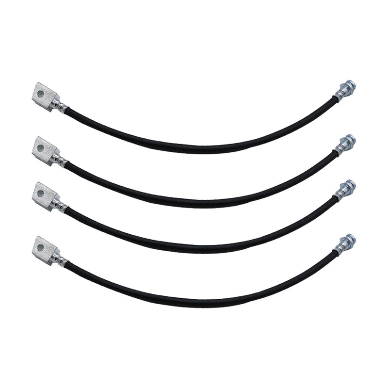 4PCS Extended Brake Line Hoses Braided to suit Nissan Patrol GQ GU 2.8L 3.0 — image 1
