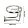 2x Marine Stainless Steel Drink Cup Holder Ring (Pair) to suit Boat — image 6