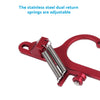 Throttle Cable Bracket Billet Aluminum Red to suit 4150 4160 Carburetor — image 5