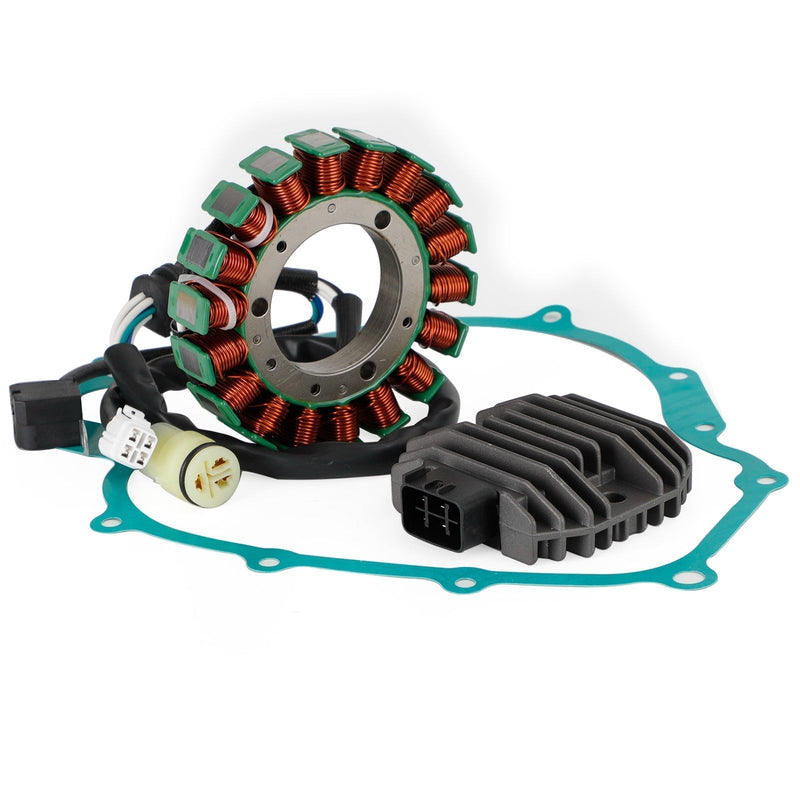 Yamaha YFM660 Grizzly YXR660 Rhino Fedex Express Generic Magneto Stator+Voltage Rectifier+Gasket