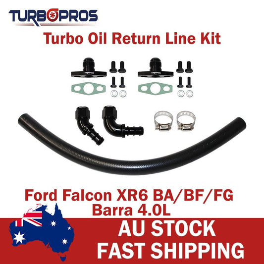 Turbo Pros Turbo Oil Return Line Kit for Ford Falcon XR6 BA/BF/FG Barra 4.0L