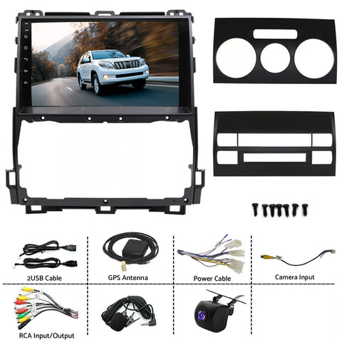 Toyota Prado 02-09 Android 13 GPS 4+64G CarPlay Stereo Head Unit Suitable