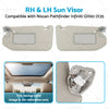 RH&LH Grey Sun Visor W/Mirror to suit Nissan Pathfinder 3.5L — image 4