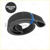 Black ribbed fan belt for ford ranger everest mazda bt-50 p5at 3.2l secured with blue plastic tie