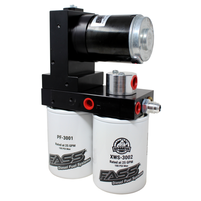 FASS Fuel Systems Class 8 165gph/16-18psi Titanium Signature Series Fuel Air Separation System TS 165G