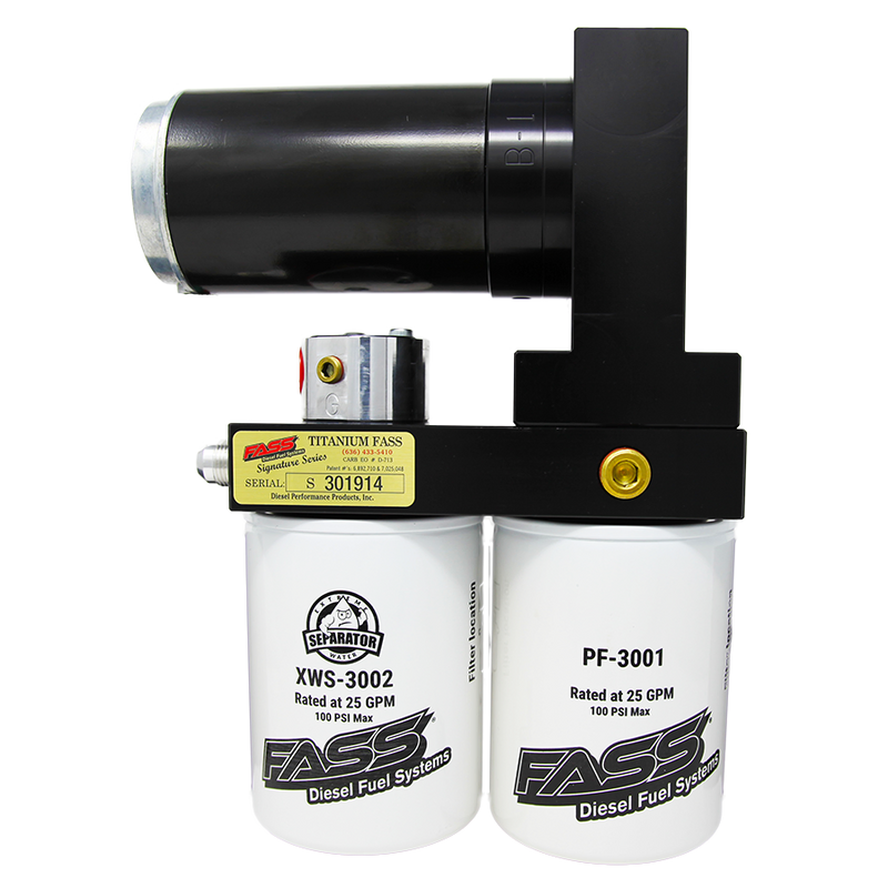 FASS Fuel Systems Titanium Signature Series Diesel Fuel System 250F 220GPH (Duramax 17-19)