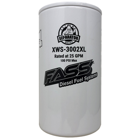 FASS Fuel Systems Extended Length Extreme Water Separator